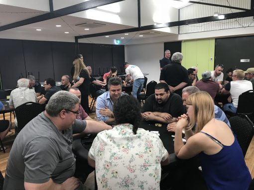 Unique Fundraising Ideas Melbourne Craigieburn Bowling Club Group Playing Poker